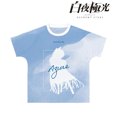 『白夜極光』アズール Ani-Art aqua label フルグラフィックTシャツユニセックス