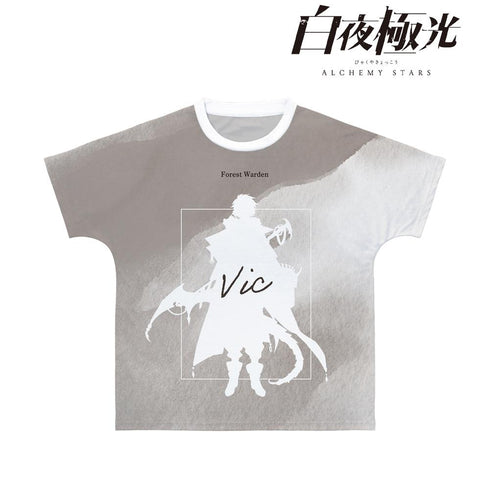 『白夜極光』ヴィック Ani-Art aqua label フルグラフィックTシャツユニセックス
