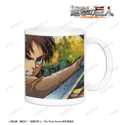 『進撃の巨人』エレン grunge CANVAS マグカップ【202507再販】