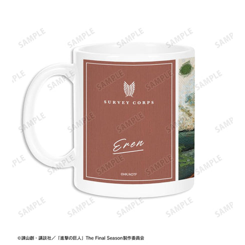 『進撃の巨人』エレン grunge CANVAS マグカップ【202512再販】
