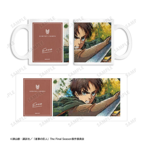 『進撃の巨人』エレン grunge CANVAS マグカップ【202512再販】