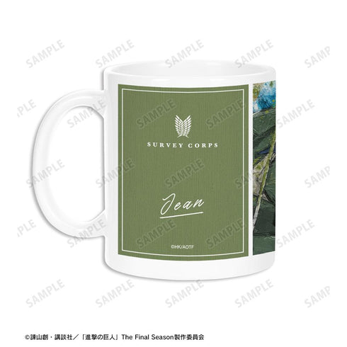 『進撃の巨人』ジャン grunge CANVAS マグカップ【202512再販】