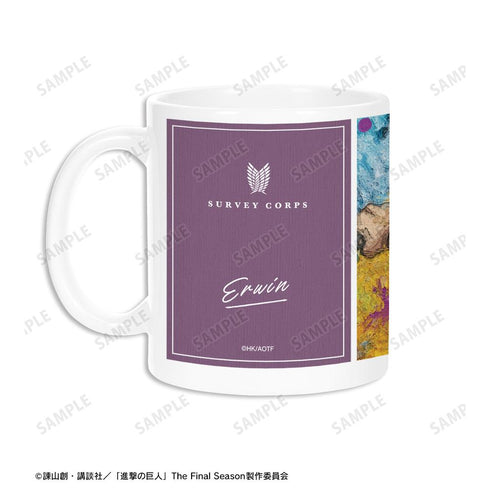 『進撃の巨人』エルヴィン grunge CANVAS マグカップ【202512再販】