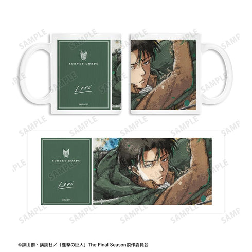 『進撃の巨人』リヴァイ grunge CANVAS マグカップ【202512再販】