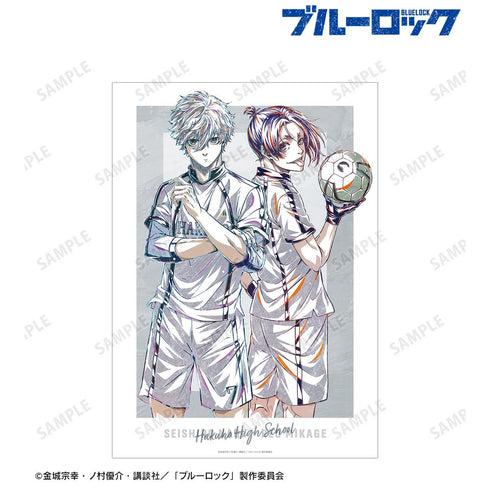 『ブルーロック』凪 誠士郎&御影 玲王 Ani-Art 第2弾 A3マット加工ポスター【202411再販】