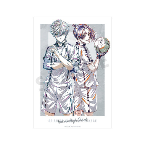 "Blue Lock" Seishiro Nagi & Reo Mikage Ani-Art Series Vol. 2 A3 Matte-Finish Poster