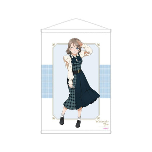 《Love Live! Sunshine!!》全新绘制 渡边曜 格纹连衣裙版 B2挂画【202605再版】