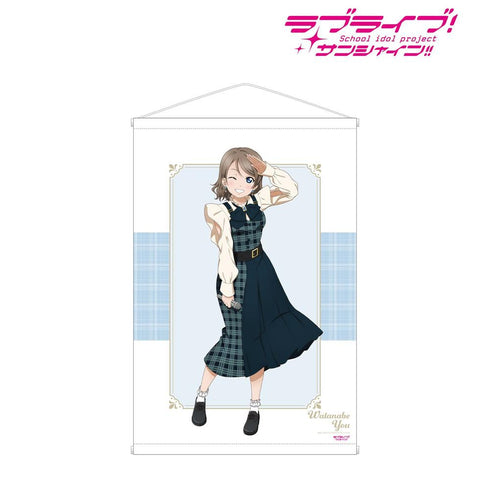 《Love Live! Sunshine!!》全新绘制 渡边曜 格纹连衣裙版 B2挂画【202605再版】