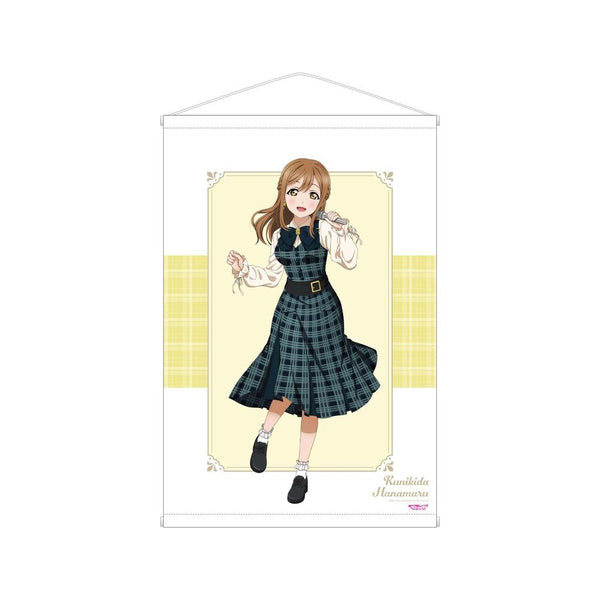 『ラブライブ!サンシャイン!!』描き下ろし 国木田 花丸 チェックワンピース衣装ver. B2タペストリー【202605再販】