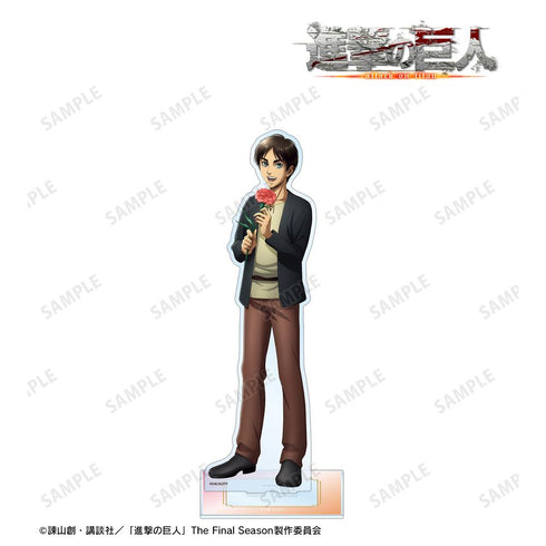 『進撃の巨人』描き下ろし エレン Flower Shop ver. 特大アクリルスタンド【202512再販】