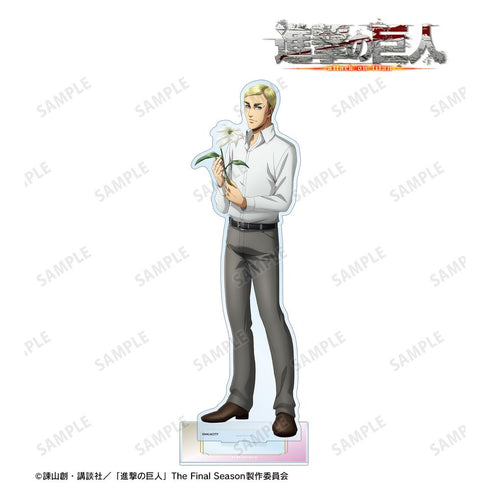 『進撃の巨人』描き下ろし エルヴィン Flower Shop ver. 特大アクリルスタンド【202502再販】