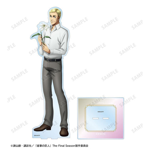 『進撃の巨人』描き下ろし エルヴィン Flower Shop ver. 特大アクリルスタンド【202604再販】