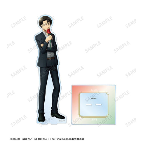 『進撃の巨人』描き下ろし リヴァイ Flower Shop ver. 特大アクリルスタンド【202507再販】