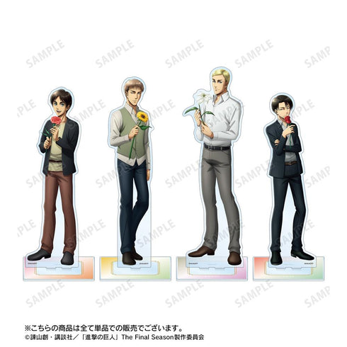 『進撃の巨人』描き下ろし リヴァイ Flower Shop ver. 特大アクリルスタンド【202512再販】
