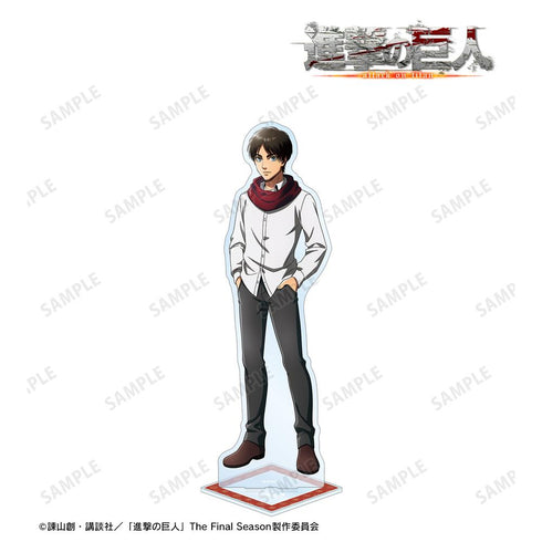 『進撃の巨人』描き下ろし エレン マフラー着用ver. 特大アクリルスタンド【202512再販】