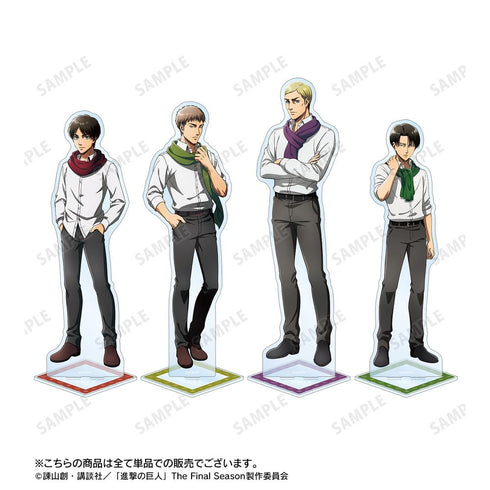 『進撃の巨人』描き下ろし エレン マフラー着用ver. 特大アクリルスタンド【202512再販】