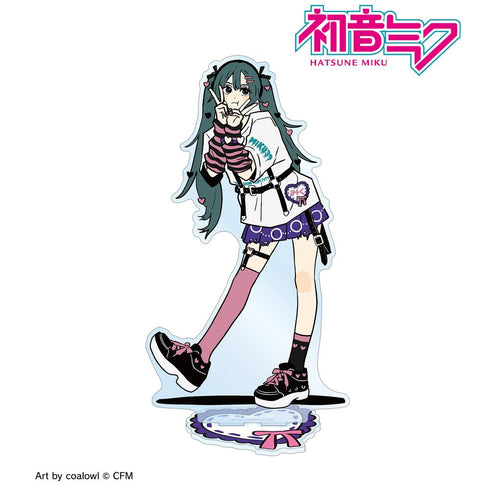 『初音ミク』描き下ろし 初音ミク ハートver. Art by coalowl BIGアクリルスタンド ver.B【202507再販】