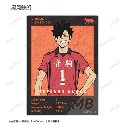 『ハイキュー!! ゴミ捨て場の決戦』トレーディングアクリルカード(単位/BOX)【202412再販】