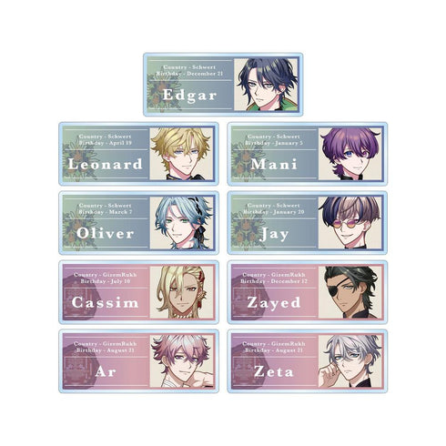 『廻らぬ星のステラリウム』トレーディングアクリルネームプレート ver.A(単位/BOX)【202606再販】