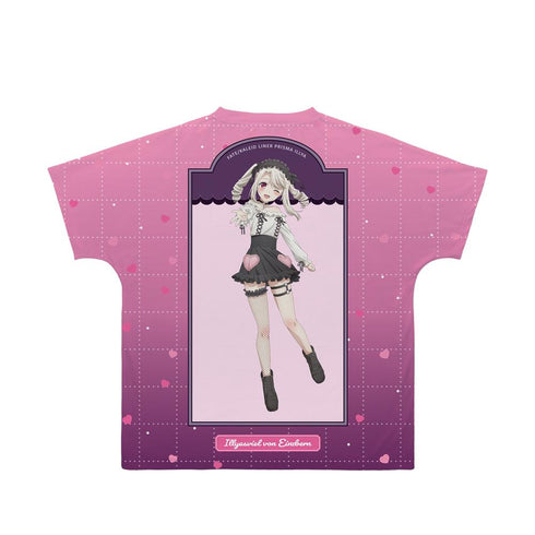 『Fate/kaleid liner プリズマ☆イリヤ Licht 名前の無い少女』描き下ろしイラスト イリヤ BLACK kawaii style ver. フルグラフィックTシャツユニセックス【202501再販】