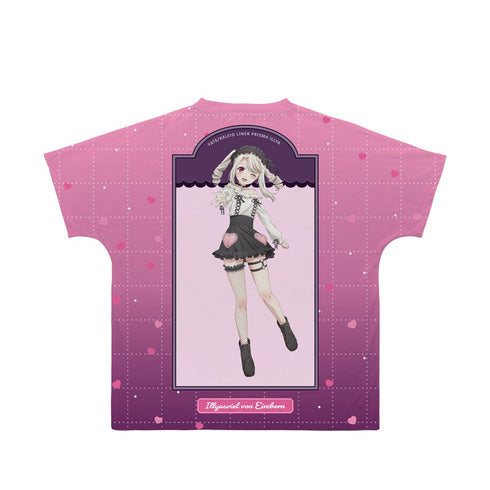 『Fate/kaleid liner プリズマ☆イリヤ Licht 名前の無い少女』描き下ろしイラスト イリヤ BLACK kawaii style ver. フルグラフィックTシャツユニセックス