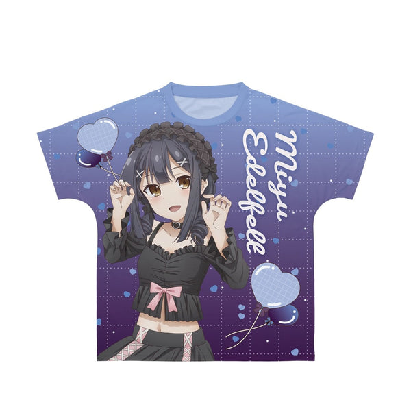 『Fate/kaleid liner プリズマ☆イリヤ Licht 名前の無い少女』描き下ろしイラスト 美遊 BLACK kawaii style ver. フルグラフィックTシャツユニセックス【202609再販】