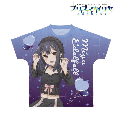 『Fate/kaleid liner プリズマ☆イリヤ Licht 名前の無い少女』描き下ろしイラスト 美遊 BLACK kawaii style ver. フルグラフィックTシャツユニセックス