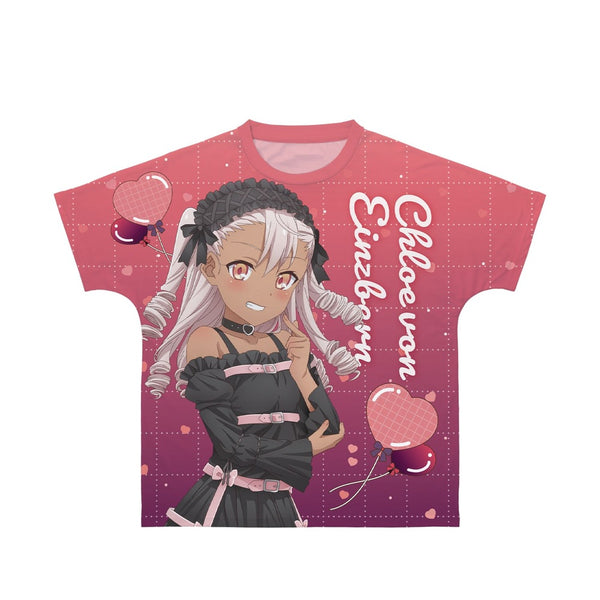 『Fate/kaleid liner プリズマ☆イリヤ Licht 名前の無い少女』描き下ろしイラスト クロエ BLACK kawaii style ver. フルグラフィックTシャツユニセックス【202609再販】