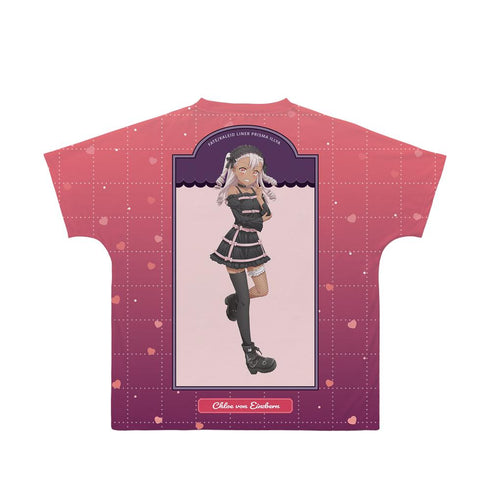 『Fate/kaleid liner プリズマ☆イリヤ Licht 名前の無い少女』描き下ろしイラスト クロエ BLACK kawaii style ver. フルグラフィックTシャツユニセックス【202501再販】