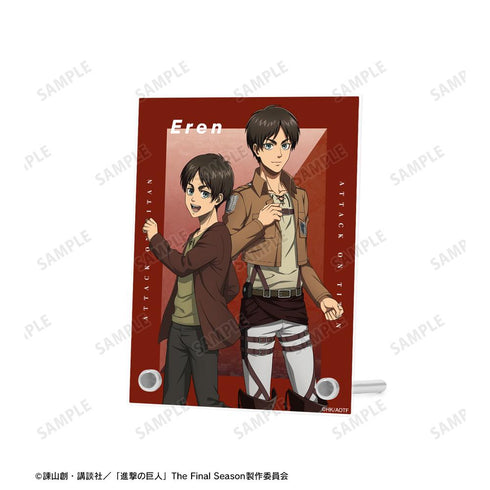 『進撃の巨人』描き下ろし エレン 過去と現在ver. A6アクリルパネル【202512再販】