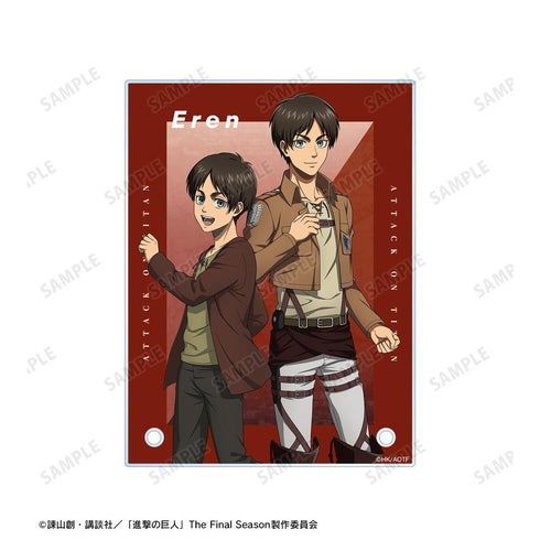 『進撃の巨人』描き下ろし エレン 過去と現在ver. A6アクリルパネル【202512再販】