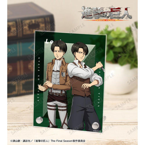 『進撃の巨人』描き下ろし リヴァイ 過去と現在ver. A6アクリルパネル【202512再販】