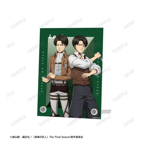 『進撃の巨人』描き下ろし リヴァイ 過去と現在ver. A6アクリルパネル【202512再販】