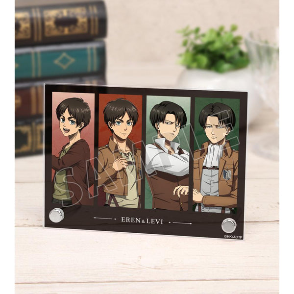 『進撃の巨人』描き下ろし エレン&リヴァイ 過去と現在ver. A6アクリルパネル【202512再販】