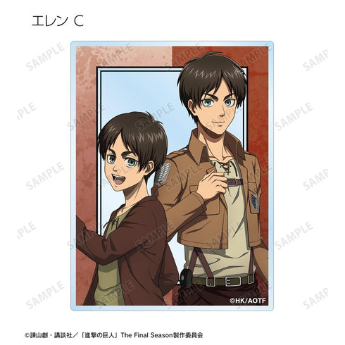 『進撃の巨人』描き下ろし 過去と現在ver. トレーディングアクリルカード(単位/BOX)【202507再販】