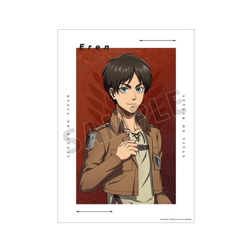 《進擊的巨人》全新繪製 艾倫 現今版 A3 霧面加工海報【202604 再版】