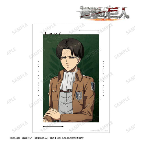 『進撃の巨人』描き下ろし リヴァイ 現在ver. A3マット加工ポスター【202604再販】