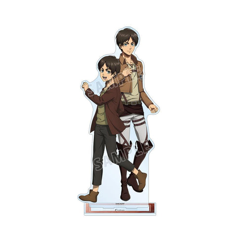 『進撃の巨人』描き下ろし エレン 過去と現在ver. 特大アクリルスタンド【202512再販】