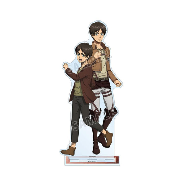 『進撃の巨人』描き下ろし エレン 過去と現在ver. 特大アクリルスタンド【202512再販】