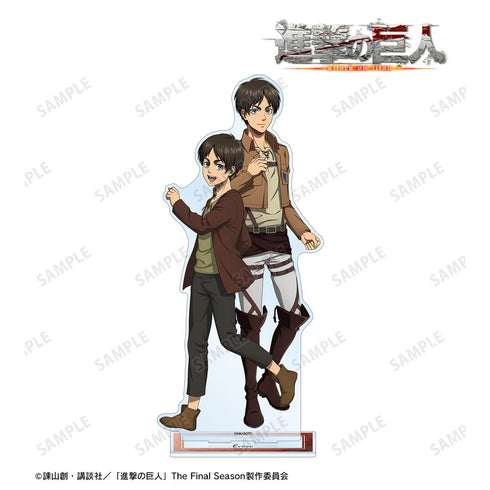 『進撃の巨人』描き下ろし エレン 過去と現在ver. 特大アクリルスタンド【202512再販】