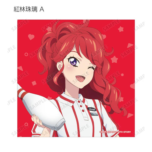 《偶像活动!10th STORY ~通往未来的STARWAY~》全新绘制 ROUND1版 方形收藏卡(单位/盒)