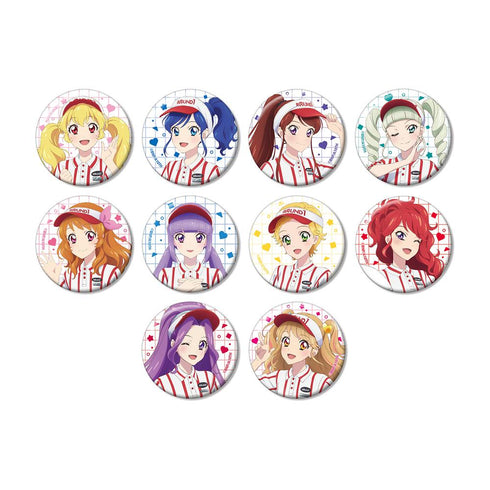 『アイカツ! 10th STORY ~未来へのSTARWAY~』描き下ろし ROUND1ver. トレーディング缶バッジ(単位/BOX)