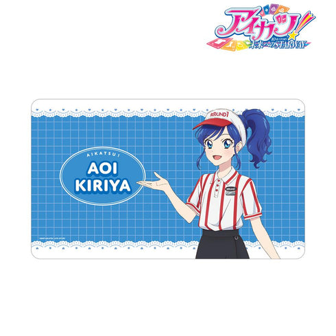 『アイカツ! 10th STORY ~未来へのSTARWAY~』描き下ろし 霧矢あおい ROUND1ver. マルチデスクマット
