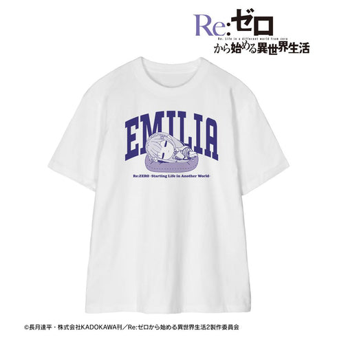 『Re:ゼロから始める異世界生活』エミリア ちびころ Tシャツメンズ