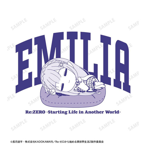 『Re:ゼロから始める異世界生活』エミリア ちびころ Tシャツレディース【202506再販】