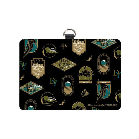 『囀る鳥は羽ばたかない』矢代&百目鬼 モチーフ柄 ネックストラップ付きパスケース【202507再販】