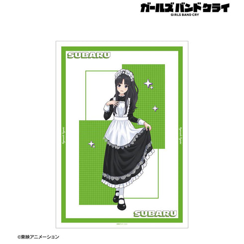 『ガールズバンドクライ』描き下ろし 安和 すばる メイド風ver. A3マット加工ポスター【202502再販】