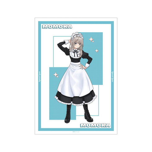 『ガールズバンドクライ』描き下ろし 河原木 桃香 メイド風ver. A3マット加工ポスター
