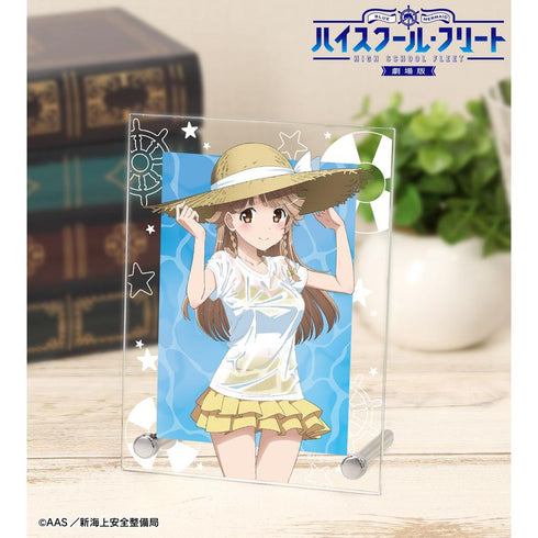 『ハイスクール・フリート』描き下ろし 納沙 幸子 海辺ver. A6アクリルパネル【202603再販】