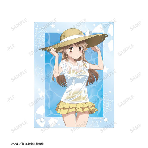 『ハイスクール・フリート』描き下ろし 納沙 幸子 海辺ver. A6アクリルパネル